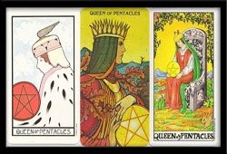 Glimpse at Queen of Pentacles Tarot Card Queen of Pentacles Yes or No