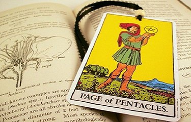 page of pentacles in a reading